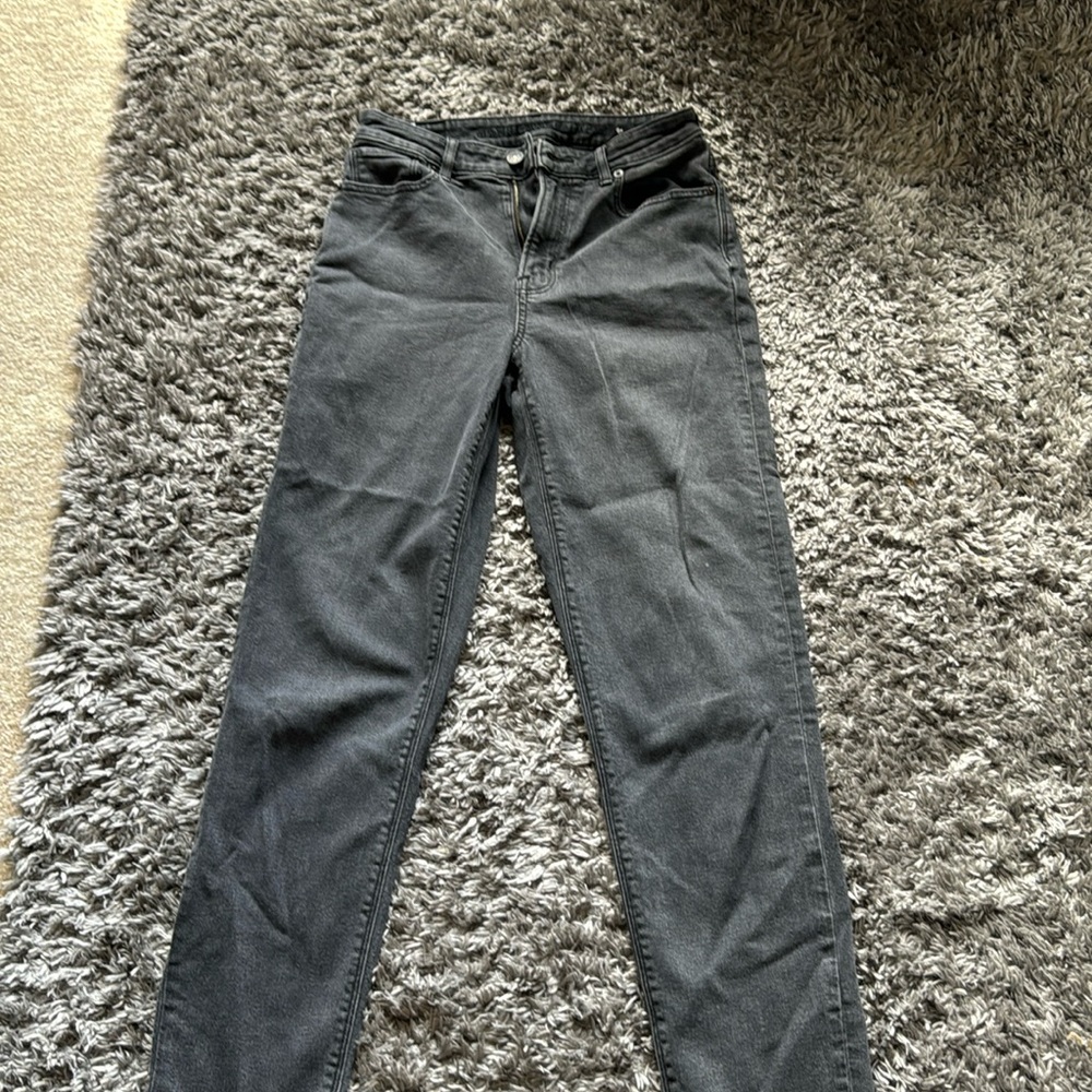 Black American Eagle Mom Jeans